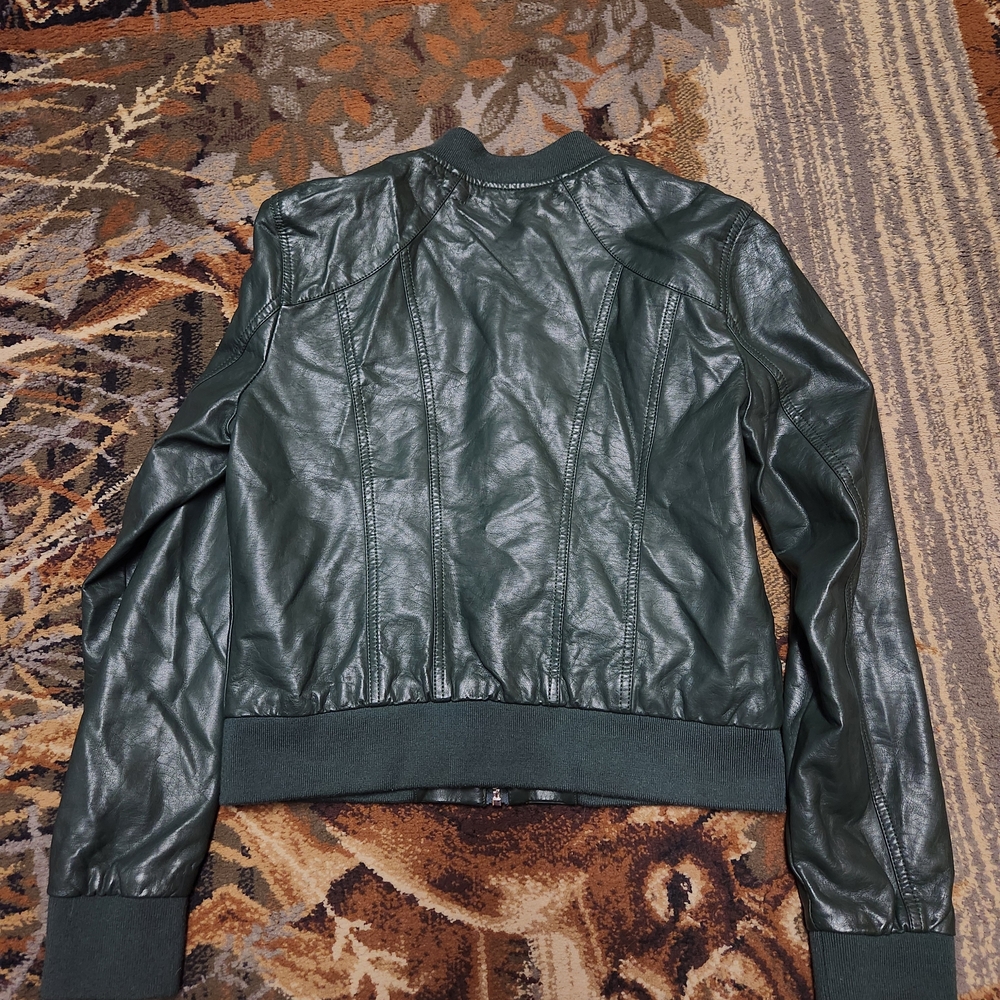 Green Bomber Jacket for Women - Picture 5 of 9